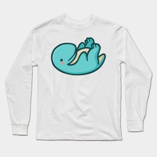 Dinosaur, T-rex, Laying down, Dino Long Sleeve T-Shirt